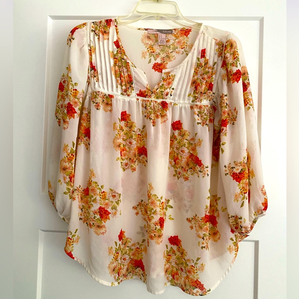 Forever 21 flowy floral top